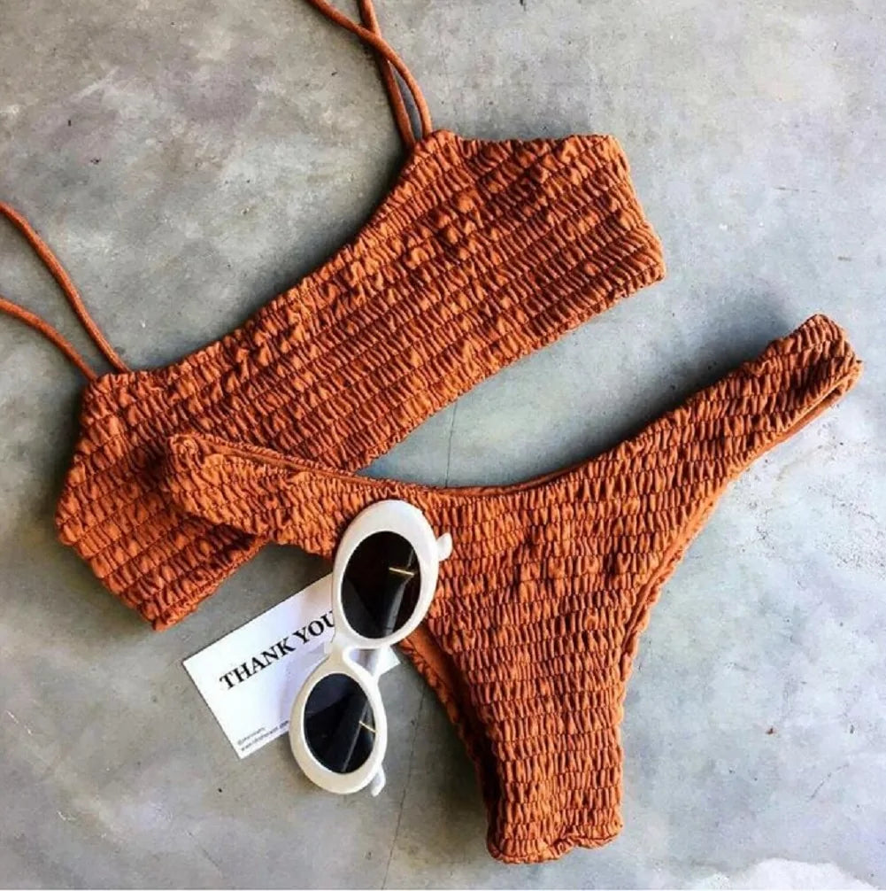 Crochet Triangle Swimwear Bathing Suit